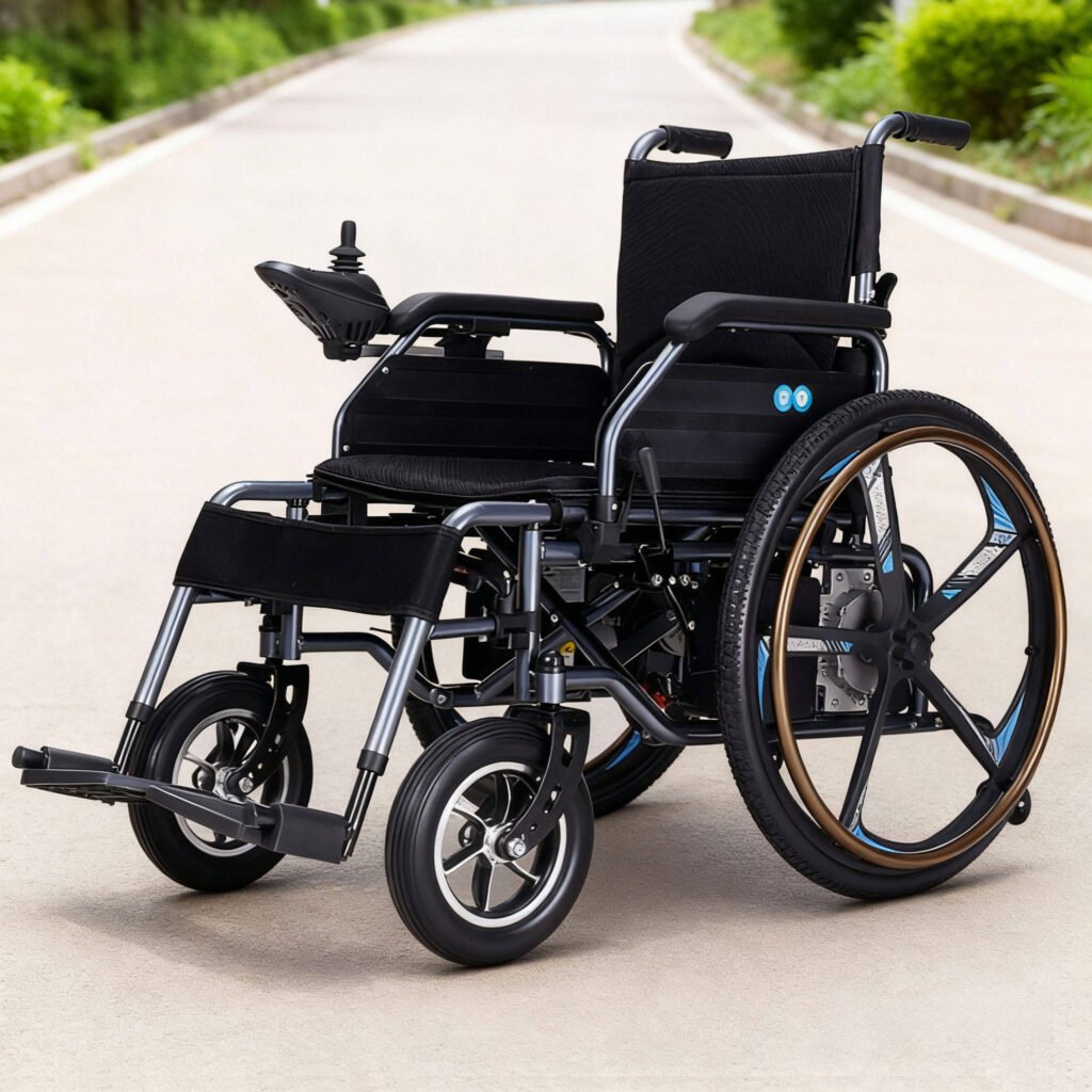 Astor Sharp Dual Electric Wheelchair in India – Powerful Dual Motor | Astor Mobility